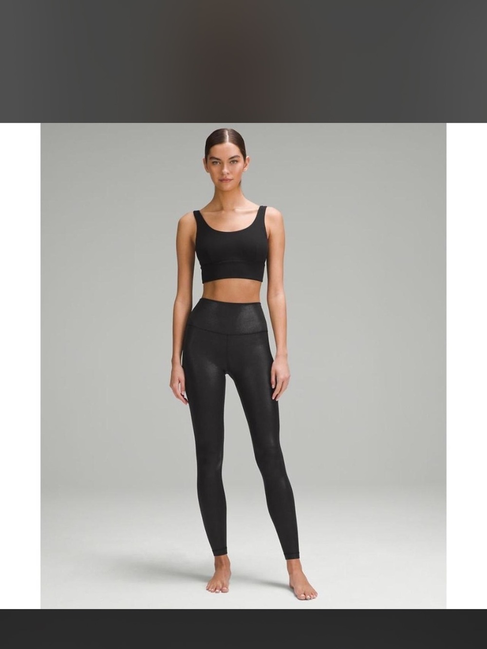 Lululemon women’s black align shimmer size 8